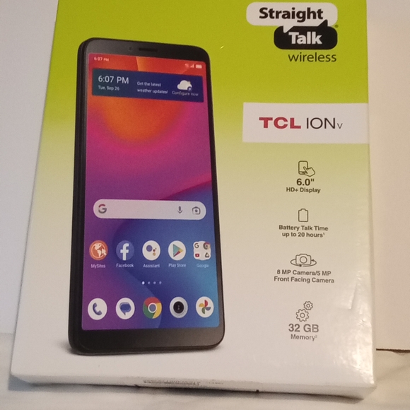TCL IONv Smartphone - Black and Yellow - Picture 1 of 2